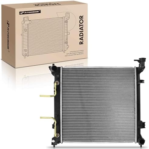 A-Premium Engine Coolant Radiator With Transmission Oil Cooler Compatible With Hyundai Accent 2000-2005 1.5L 1.6L, Automatic Transmission, Replace# 2531025100