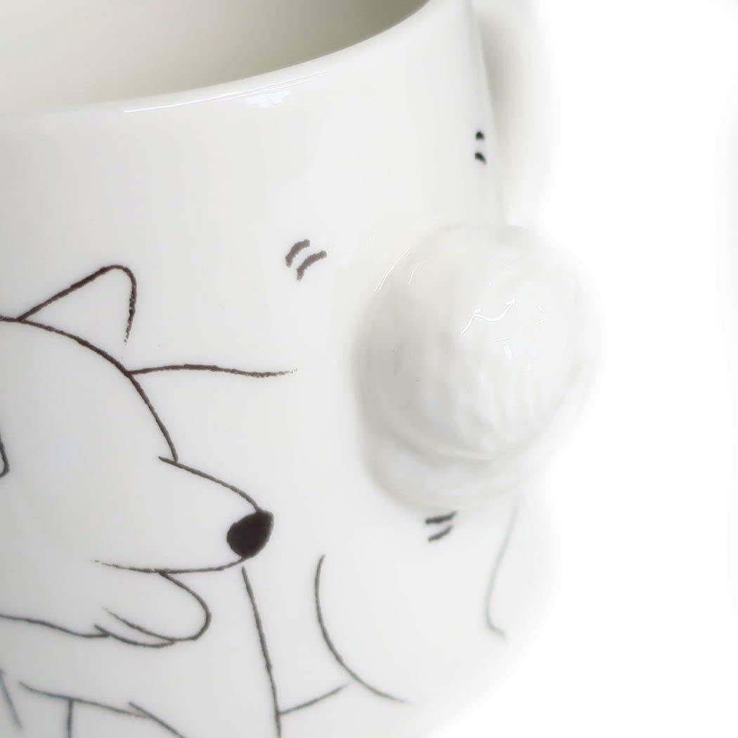 Amazon.co.jp: サンアート 立体動物 マグカップ 犬 SAN3155-1 350ml