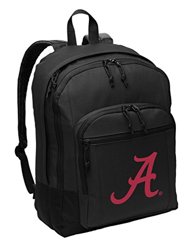 Broad Bay Alabama Backpack Medium Black with Logo