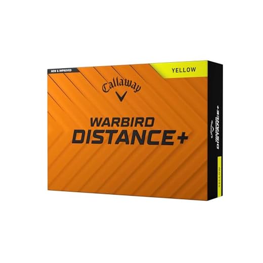 Callaway Golf Warbird Distance + Golf Ball 2025, Yellow
