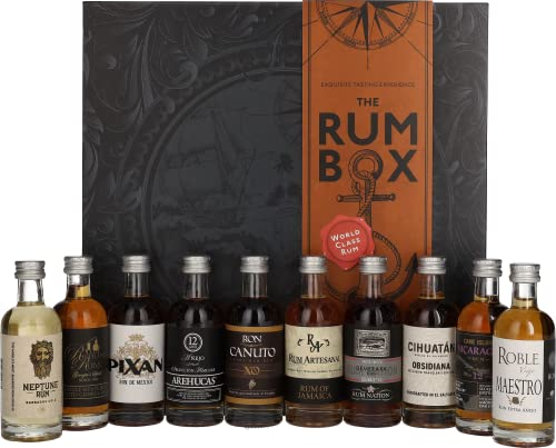 The Rum Box 40,9% Vol. 10x0,05l in Geschenkbox