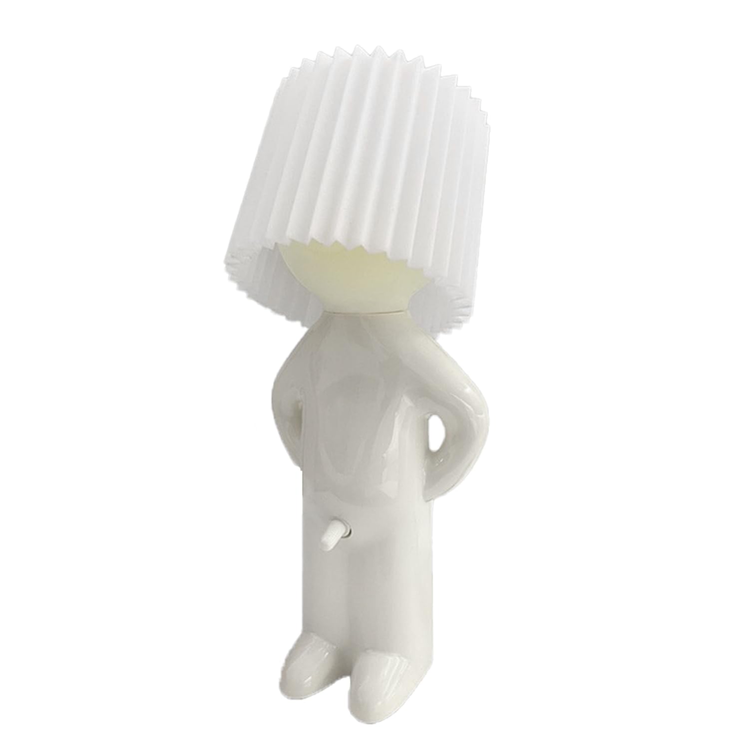 Naughty Boy Desk Light for Bedroom, Little Shy Boy Creative Lamp Plug-in Small Night Light, Novelty Gift, UK Plug (White)
