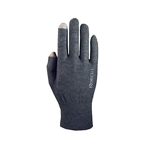 Preisvergleich Produktbild Roeckl Erwachsene Kapela Unterziehhandschuhe, Anthrazit Melange, XL