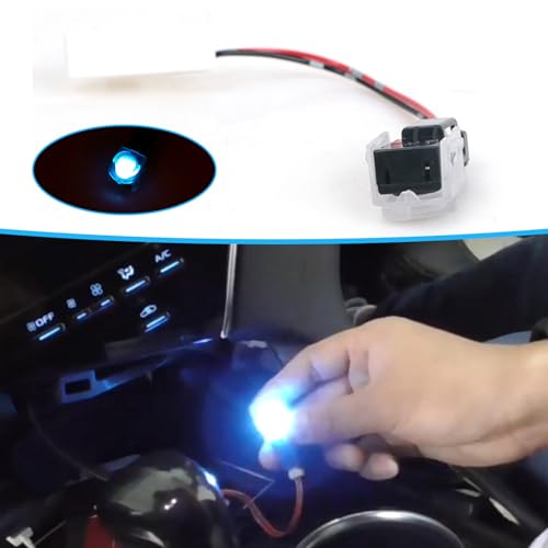 Portavasos interior Toyota Camry 2018-2021 luz ambiente azul miniatura 1