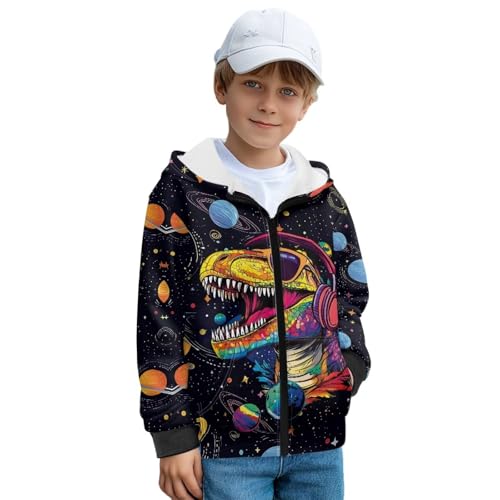 Boy Full Zip Sweatshirt Kids‘Boys' Fashion Hoodies & Sweatshirts Fleece Jacket