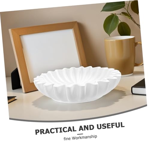 Joyero decorativo de resina blanco y organizador multiusos para entrada de casa o negocio 4