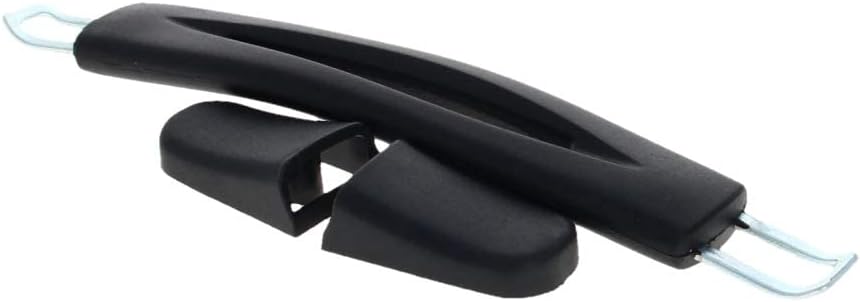 Luggage Handle Strap,Pull Strap,2Pcs Plastic Pull Handle Side Holder for Luggage Trunk Suitcase Black RB-015B 211x25x20mm