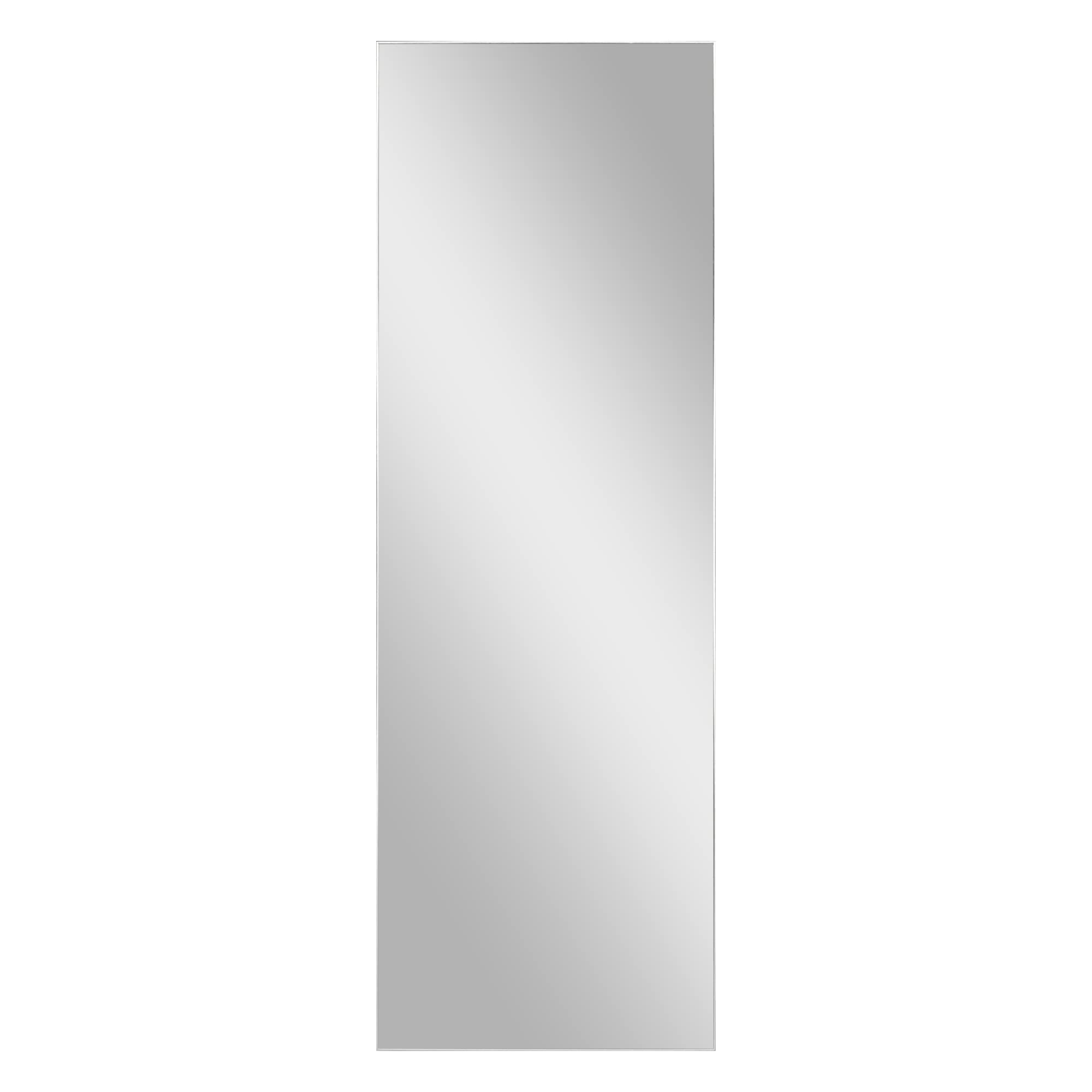 [en.casa] Specchio da Appoggio 150 x 35 cm Specchio da Terra a Figura Intera, Forma Rettangolare, Inclinazione Regolabile - Cornice Bianca