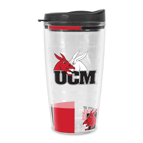 Rico Industries NCAA Central Missouri Mules Double Wall 16oz Tritan Tumbler