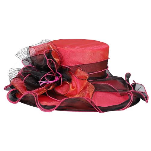 Sombrero Kentucky Organza Derby para mujer miniatura 4