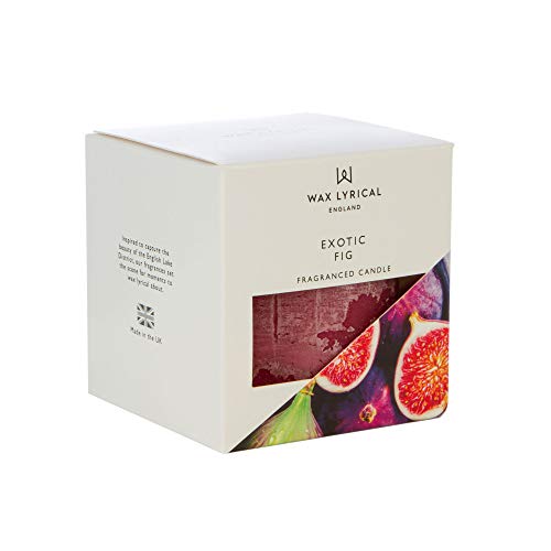 Wax Lyrical Scented Pillar Candle Exotic Fig.burn Time Approx 60 Hours,Red #TOP6