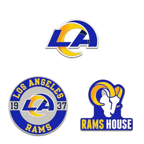 WinCraft Los Angeles Rams Three-Piece Collector Pin Set