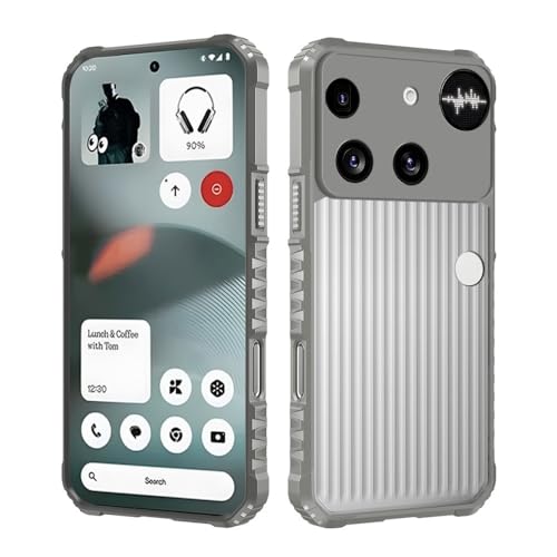 Coque Nothing Phone 2A Plus gris silicone rigide évite les rayures