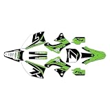 Kalair GFX Graphics Kit for Kawasaki KX450F KX 450F (2009 2010 2011) Legend Series Green 16 Mil-Dirt bike Custom Racing Graphics Decals Stickers Kit, no-plastics
