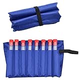 Travel Spice Kit with Case 8 Empty Tubes for Outdoors Camping Hiking Travel Ultralight Roll Spice...