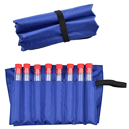 welsoon Travel Spice Kit with Case 8 Empty Tubes for Outdoors Camping Hiking Travel Ultralight Roll Spice Organizer