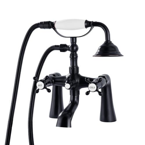 gotonovo Clawfoot Bathtub Faucet with Handheld Shower Oil Rubbed Bronze