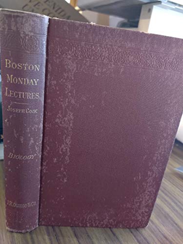 BOSTON MONDAY LECTURES Biology with Preludes on... B002J4IPMK Book Cover