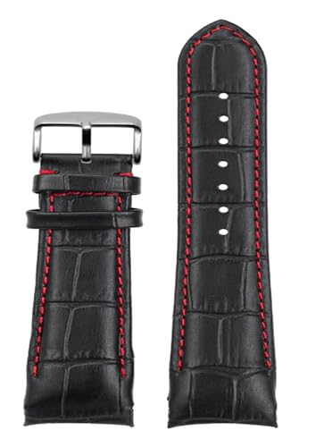 [WTRBGVXKB] U[uXbgJ[uGhEHb`Xgbv20mm Citizen BL9002-37 05A BT0001-12E 01A EHb`oh21mm EHb`oh22mmɑΉ(Black red-silver pin,22