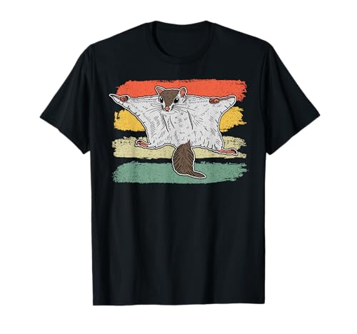 Gleithörnchen Flughörnchen Pteromyini Süße Haustier T-Shirt
