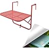VTAMIN Balkon railing opknoping tafel, outdoor vouwbureau met 4 niveaus verstelbaar, 66lbs ladende, modieuze wijsheid…
