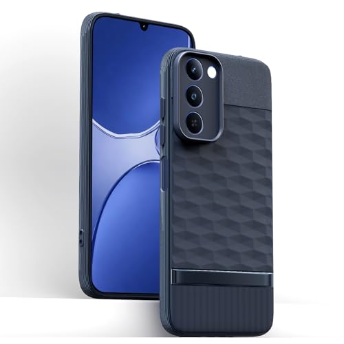 Image of Outlouders Back Cover for Realme P4 Lite 5G | Full Camera Protection | TPU Soft Flexible Shockproof Bumper Case (Blue)