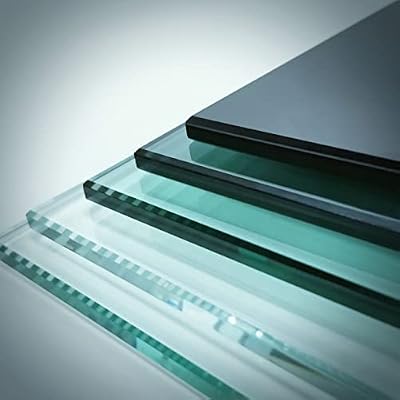 Glass Cut to Size 1/8'' | 3/16'' | 1/4'' | 3/8'' | 1/2'' | 5/8'' Custom Cut Tempered Glass for Table Tops, Glass Shelves, Glass for Frames, Clear Glass, Bronze,Gray Glass, Low Iron Glass, Mirror