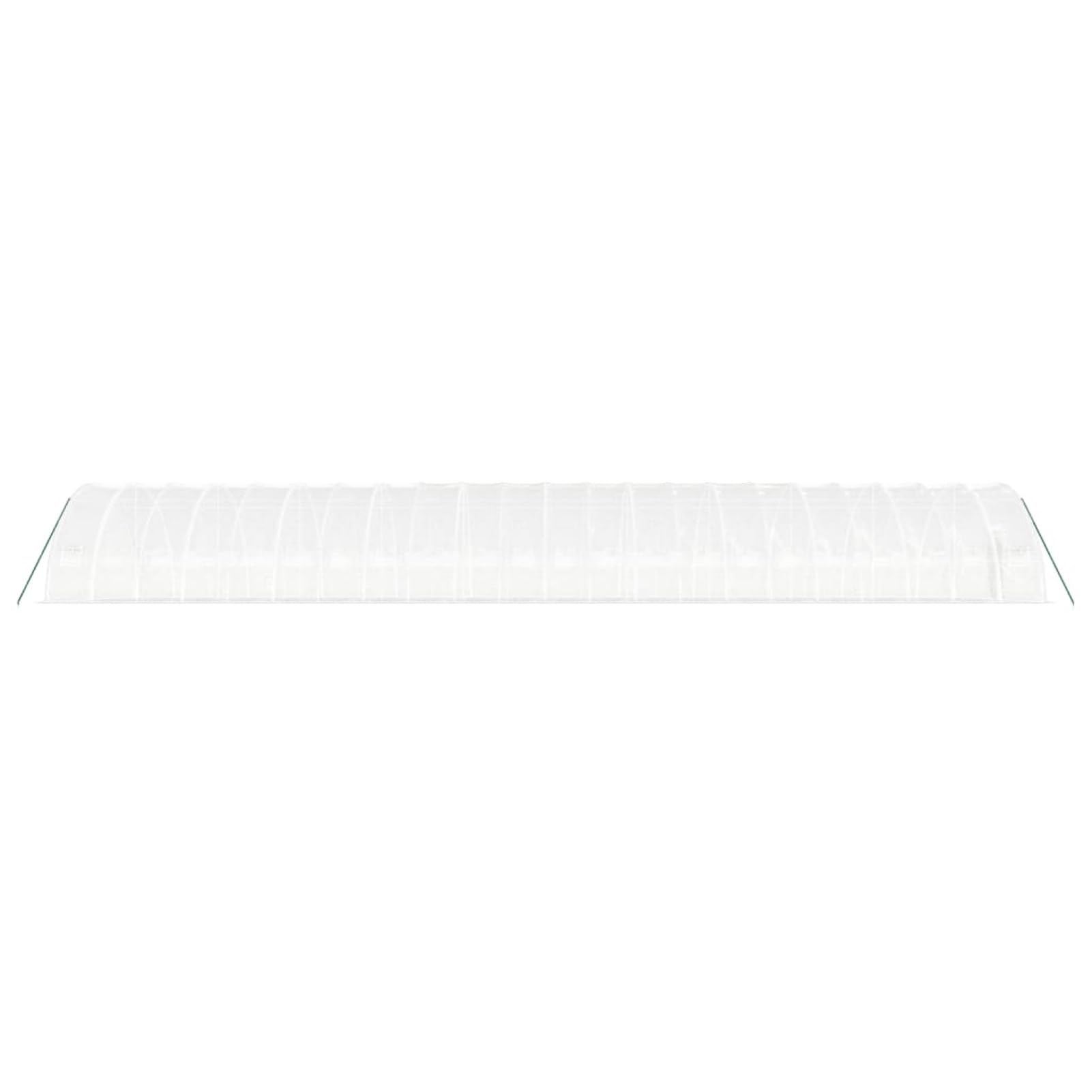 Homgoday Szklarnia z białą stalową ramą 132 m² 22 x 6 x 2,85 m, meble do mebli szklarnia ogrodowa szklarnia ogród warzywny szklarnia balkonowa szklarnia do ogrodu szklarnia do roślin