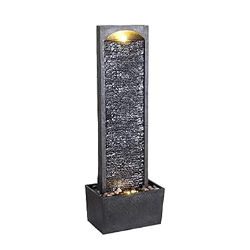 Peaktop RJ-19041-EU Fontane da Giardino, Grigio Antracite