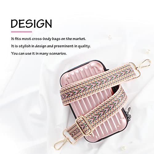 Image of Adjustable Handbag Strap Wide Purse Strap Replacement Shoulder Crossbody Bag Strap