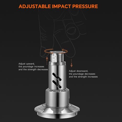 Espresso Tamper with Sound Feedback 53.3mm - 4-Spring System for Consistent Tamping Pressure, Barista Calibrated Tamper with 15lb / 30lbs Replacement Springs, Fits 53mm Portafilters