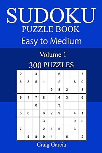 300 Easy to Medium Sudoku Puzzle Book