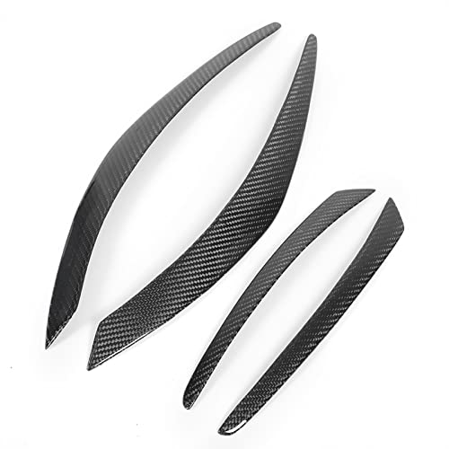Sourcils de feu arrière en carbone noir brillant installation facile pour modèle 2012 à 2017
