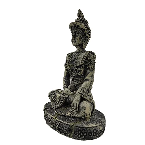 Image of Aquarium Buddha Statue Decorations Ancient Buddha Fish Tank Decor Zen Thai Buda Statues for Betta Fish Tank Accessories Lizards Turtles Tank Ornament,Buddha a