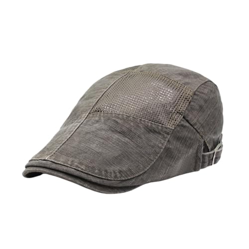 Béret en maille d'été réglable pour homme et femme protégeant du soleil