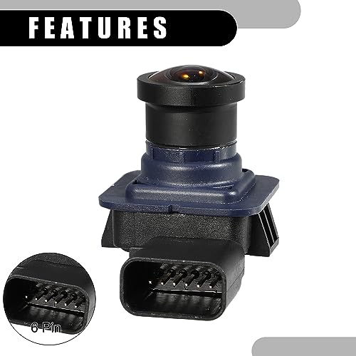 Image of Rear View Back Up Camera No.GA8Z-19G490-A - Car Rear Park Assist Reverse Camera - for Ford Flex 3.5L V6 - Gas 2013-2019 Plastic Black - 1 Pc