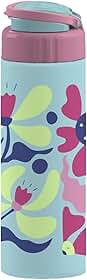 TIBA Garrafa Squeeze Roma Decorada Azul 700 ml