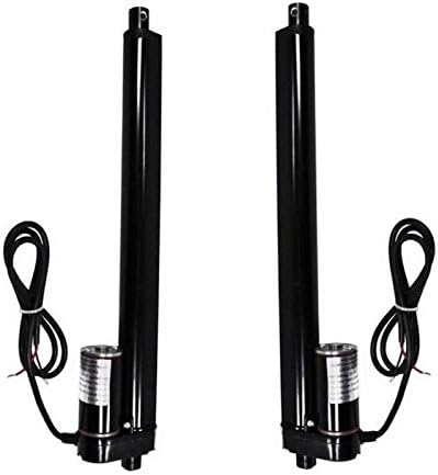 DEMOTOR PERFORMANCE 2 pcs 12 Inch 12 Stroke Linear Actuator 12Volt 12V 225 Pounds lbs Maximum Lift