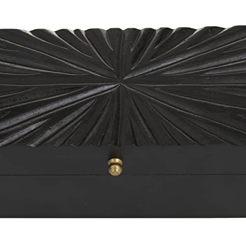 Cosmoliving By Cosmopolitan 080554 Wood Geometric Decorative Box Decorative Keepsake Boxes thumb #3