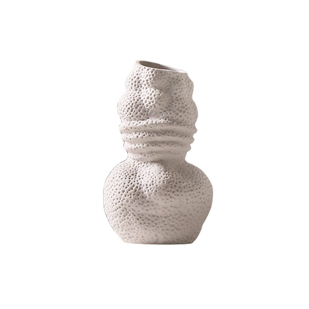 Vase en céramique abstrait TXXMM au design moderne et finition raffinée 22cm