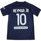 HUSSATEX Paris Neymar #10 Heim Herren Fußball Trikot & Shorts Erwachsenengrößen (Marine,2XL)