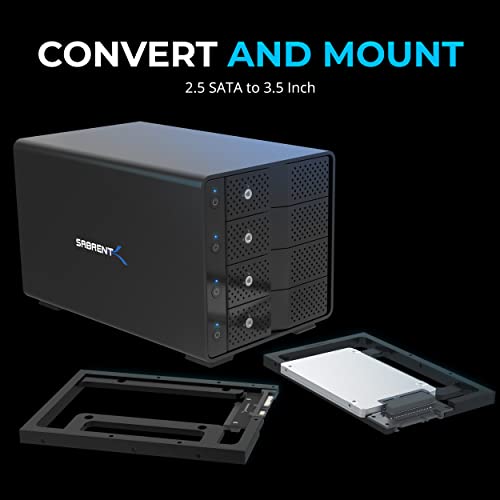 Sabrent 2.5” Ssd & Sata Hard Drive To Desktop 3.5” Sata Bay Converter Mounting Kit (Bk-Pcbs) #TOP5