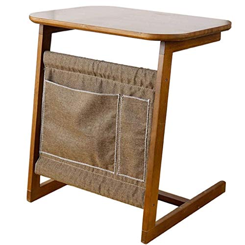 Wdbby Side Table，Sofa Side Table Wood Snack Table Coffee End Table Bed Side Table Laptop Desk Tv Tray For Eating Reading Living #TOP5