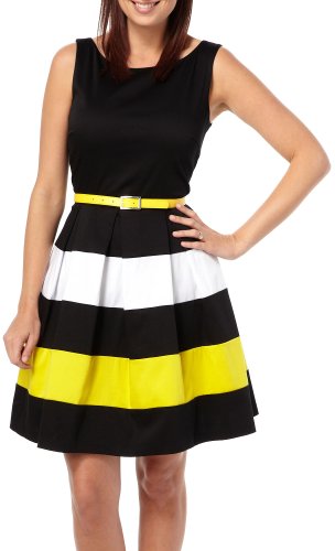 Tiana B Women's Sleeveless Fit-and-Flare Dress