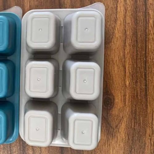 Bandeja de hielo de silicona con tapa reusable miniatura 5