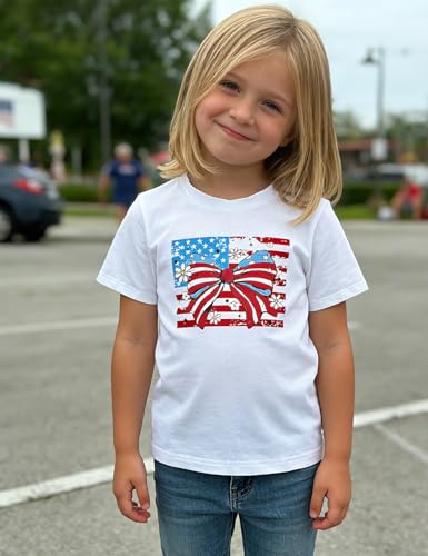 Image of Toddler Girls T-Shirt Short Sleeve Cartoon Graphic Tee 2-6T