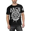 ONEUQJLBQ Men's Arch Death Metal Enemy Band High-Stretch Non-restrictive T-Shirt Loose and Comfortable Top Durable and Soft T-Shirt Multicolor S #1
