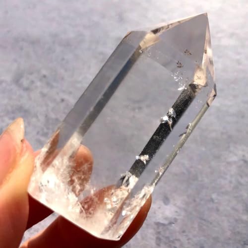 虹入り ヒマラヤ水晶 六角柱[t222-2542] 1円スタート！ 誠安◇2Kg虹