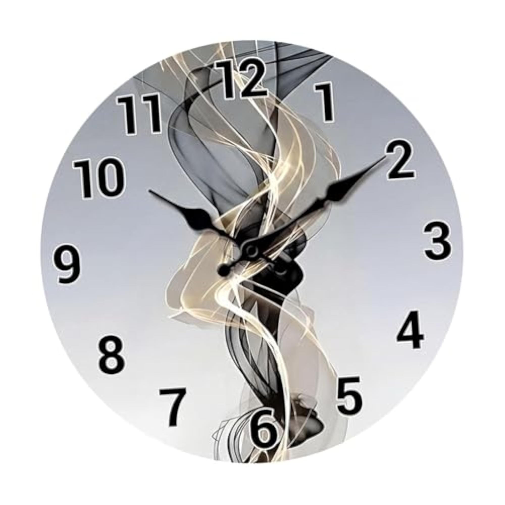 Minimalist Round Wall Clock for Home Decor, 20 cm