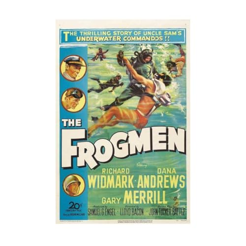 The Frogmen Movie Richard Widmark Dana Andrews 12x16 Poster